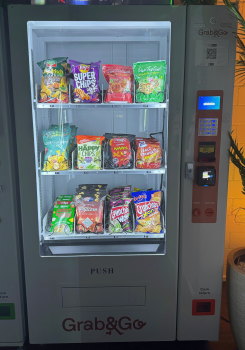 Snack- und Chips-Verkaufsautomat Display