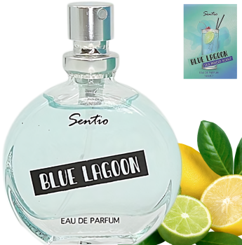 Sentio, Cocktail, Mini-Parfum, Blue Lagoon, 15ml, Zitrus, Tropisch ...