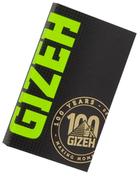 GIZEH - Fine Black/Green Magnetheftchen Papes (100 Blatt)