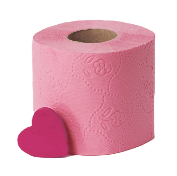 ROOSA - Toilettenpapier Supersoft Rosa (Kinderschutz)