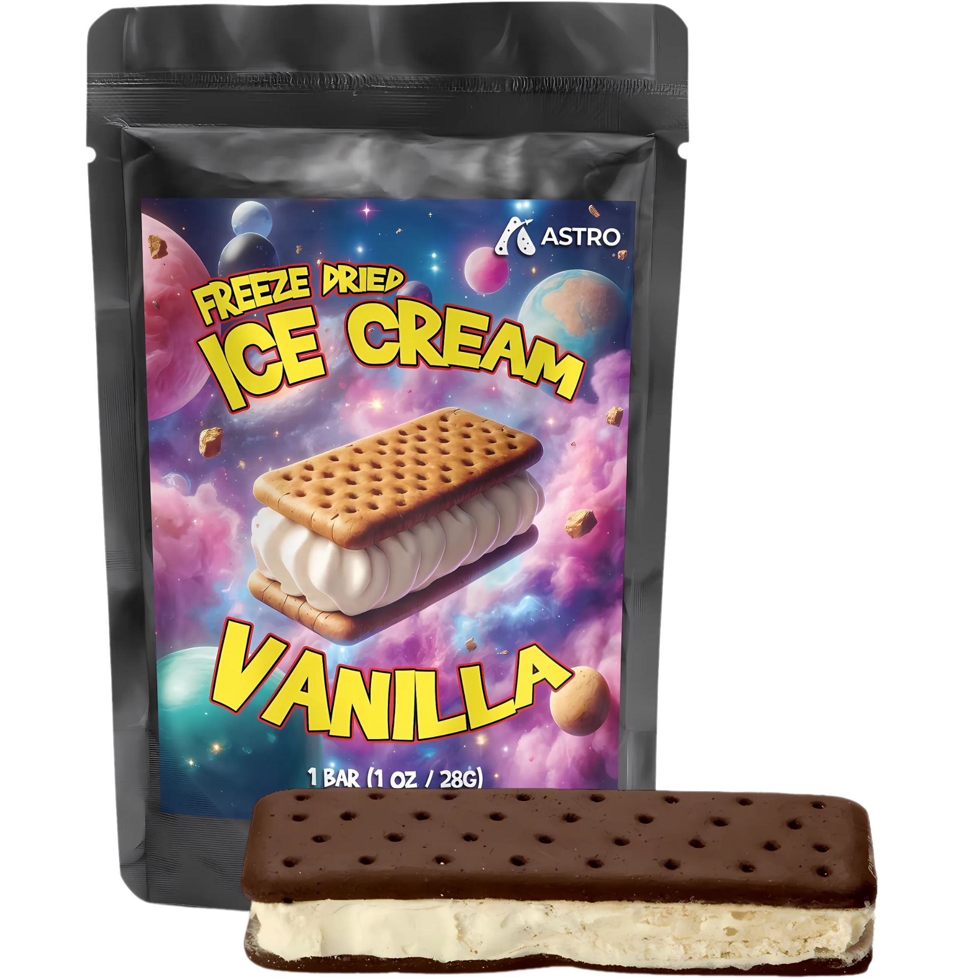 ASTRO, Freeze Dried Ice Cream, Vanilla, 28 g, Eiscreme-Sandwich ...