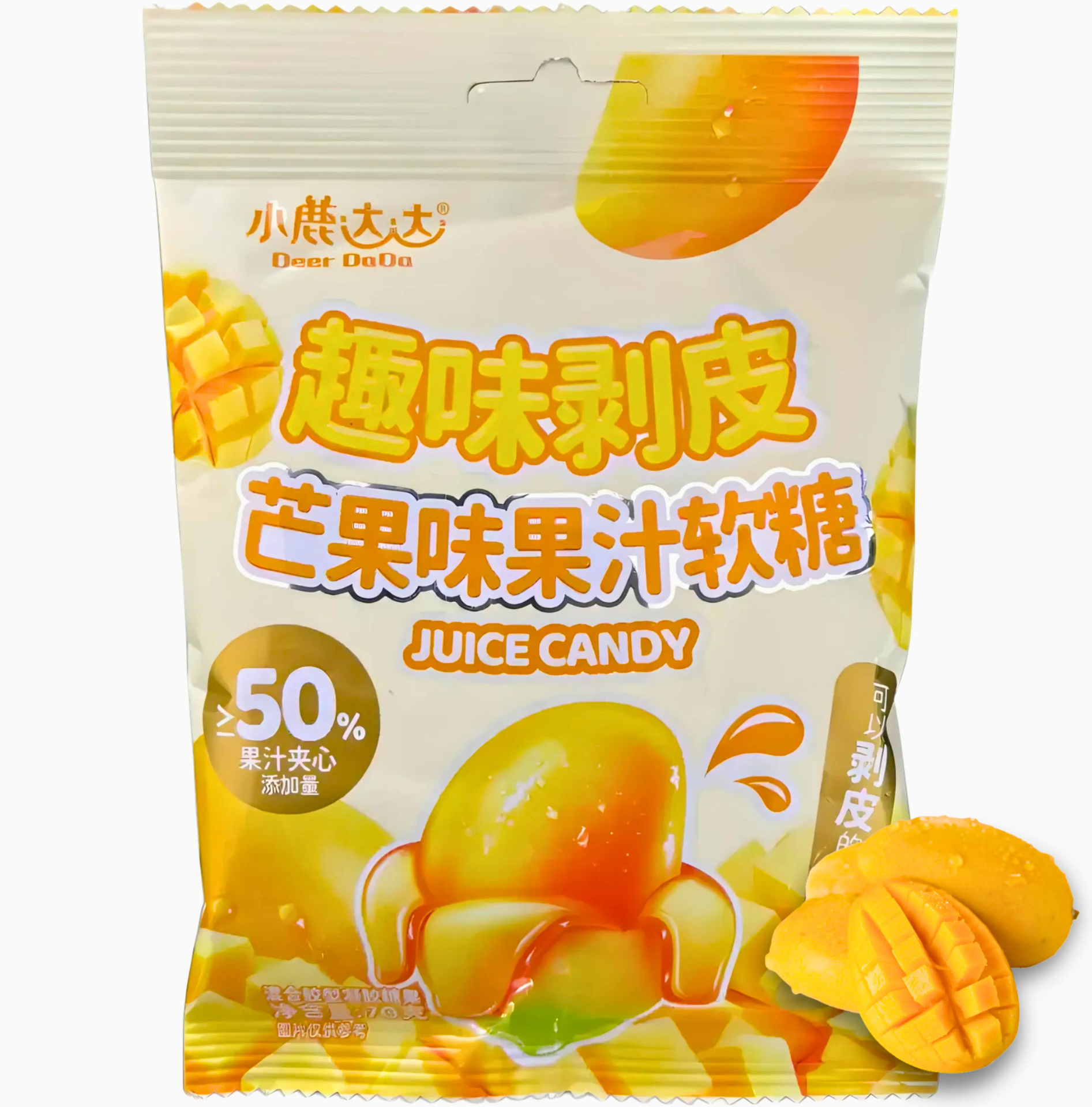 Deer DaDa, Peel Off Mango, Mango Candy, Juice Candy, Fruchtgummi Mango ...