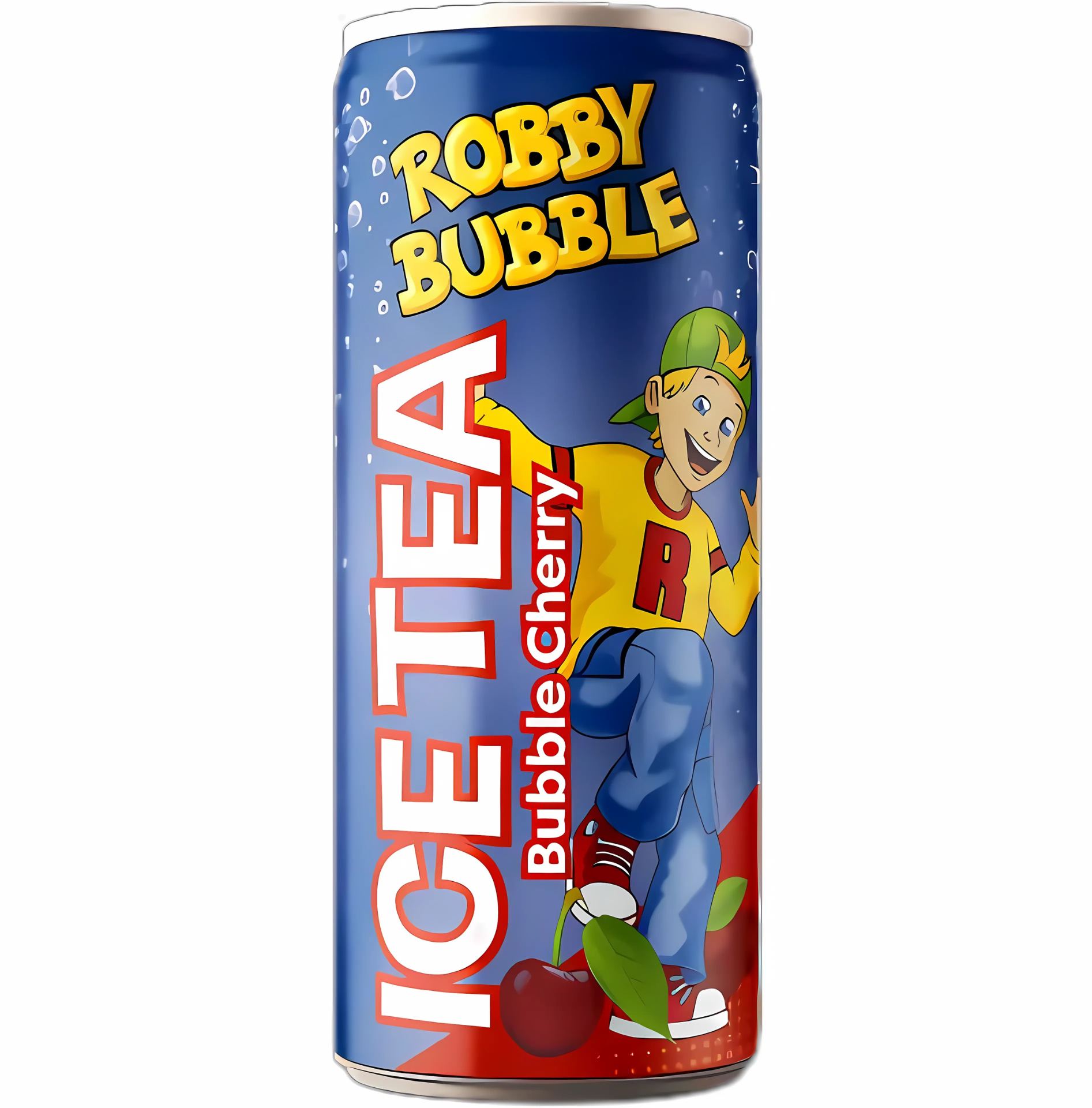 ROBBY BUBBLE, Ice Tea Bubble Cherry, 250 ml, Kindergetränk, alkoholfrei ...
