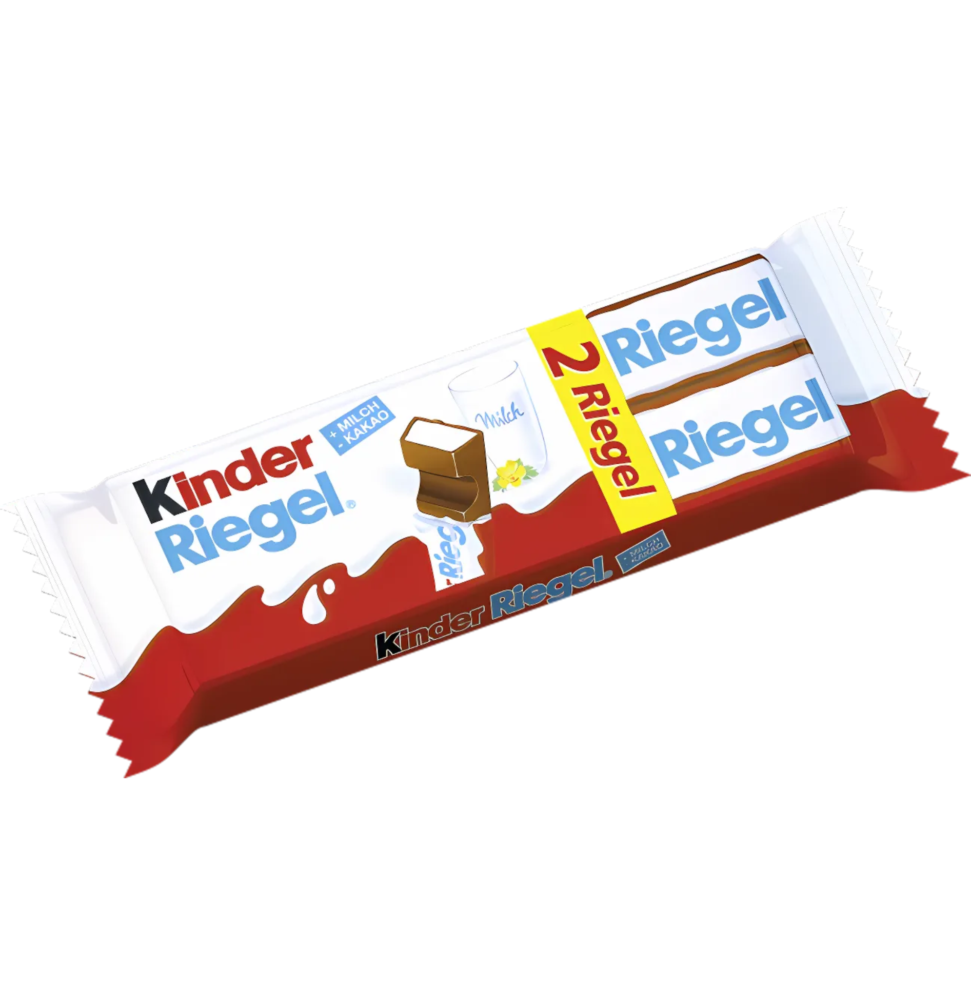Kinder Riegle kinder, Riegel, Duo Pack, 42 g, Schokoladenriegel, Milchcreme, Grab ...