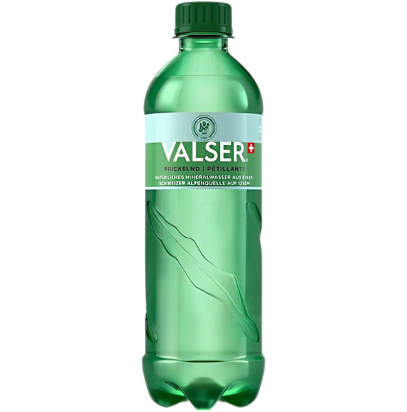 Valser prickelnd, Mineralwasser Schweiz, Sprudelwasser Valser, PET ...