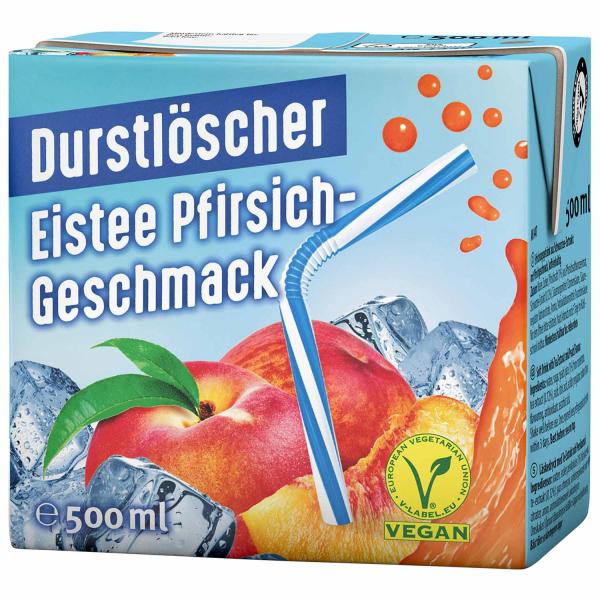 Durstlöscher - Eistee Pfirsich 500ml